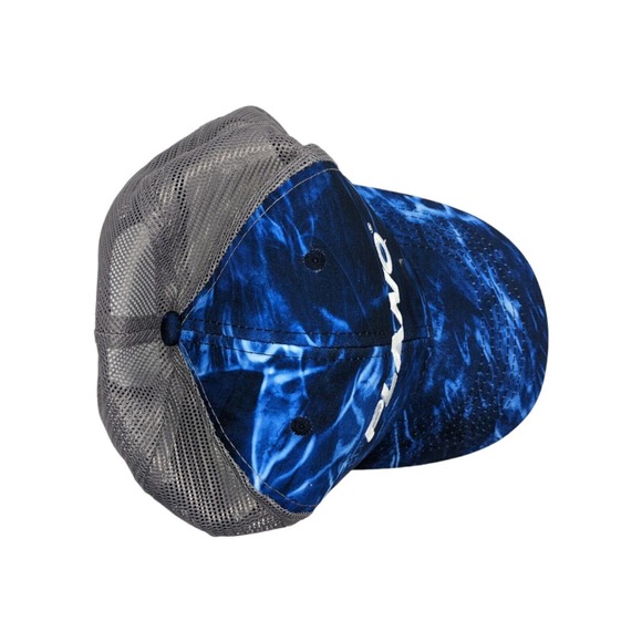 Plano Fishing Hat Blue Grey Mesh Snapback - Picture 4 of 4